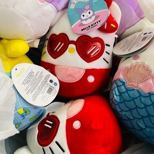 sanrio squishmallow plushies